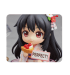 フルーツタルトを食べる精霊ちゃん（個別スタンプ：4）