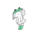 みどりの帽子でお仕事（個別スタンプ：14）