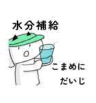 みどりの帽子でお仕事（個別スタンプ：17）