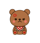 べいびーくまさん(文字なし)（個別スタンプ：4）