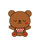 べいびーくまさん(文字なし)（個別スタンプ：15）
