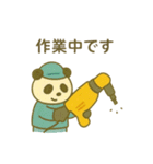 『いっしょに過ごそ』お届けと工事と働く車（個別スタンプ：32）