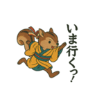 浮世絵になった夢見る動物2025（個別スタンプ：13）