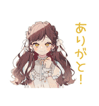 ダイエット★ゆるふわガーリーな女の子（個別スタンプ：7）