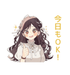 ダイエット★ゆるふわガーリーな女の子（個別スタンプ：19）
