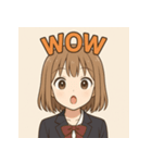 セーラーのかわい子ちゃん（個別スタンプ：6）