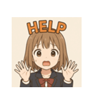 セーラーのかわい子ちゃん（個別スタンプ：7）