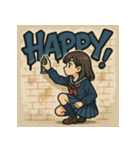 グラフィティ・ガール：ストリートスタンプ（個別スタンプ：2）