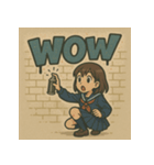 グラフィティ・ガール：ストリートスタンプ（個別スタンプ：6）