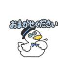 真面目で可愛い！めがねのくまさんスタンプ（個別スタンプ：22）