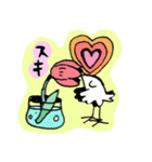 コトリとチューリップ（個別スタンプ：13）