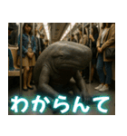 日常で使える、マッコウクジラのスタンプ（個別スタンプ：6）