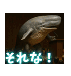 日常で使える、マッコウクジラのスタンプ（個別スタンプ：34）