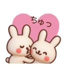 【夏】3Dかわいいうさぎさんスタンプ（個別スタンプ：24）