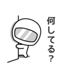 毎日使える♥夏休み編  ゆるかわライダー（個別スタンプ：23）