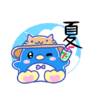 夏まっさかり！ペンギンちゃん（個別スタンプ：1）