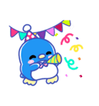 夏まっさかり！ペンギンちゃん（個別スタンプ：11）
