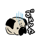 まったりパグの日常スタンプ（個別スタンプ：5）