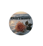 くすんだ薔薇と海.Dull roses and the sea（個別スタンプ：8）
