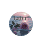 くすんだ薔薇と海.Dull roses and the sea（個別スタンプ：9）