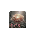 くすんだ薔薇と海.Dull roses and the sea（個別スタンプ：13）