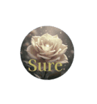 くすんだ薔薇と海.Dull roses and the sea（個別スタンプ：14）