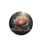 くすんだ薔薇と海.Dull roses and the sea（個別スタンプ：15）