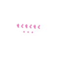 Moving letters (pink) 3（個別スタンプ：12）