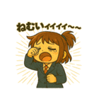 日常に全力すぎる！小さな女の子スタンプ（個別スタンプ：28）