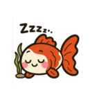 ゆるかわ金魚 感情豊かな癒しスタンプ3（個別スタンプ：1）