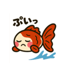 ゆるかわ金魚 感情豊かな癒しスタンプ3（個別スタンプ：6）