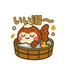 ゆるかわ金魚 感情豊かな癒しスタンプ3（個別スタンプ：11）