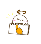 毎日使える★ほんわかしろすけの日常会話（個別スタンプ：3）