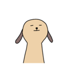 [アレンジ用]ユルいぬ1（個別スタンプ：4）