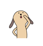 [アレンジ用]ユルいぬ1（個別スタンプ：10）