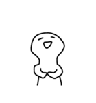 [アレンジ用]簡単な人（個別スタンプ：5）