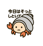 今日もヤドカリ（個別スタンプ：2）