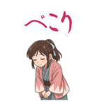 新撰組 ガールズ 日常 刀 壬生浪士 (大)（個別スタンプ：22）