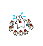 【動く】シュールなうさぎスタンプ 2（個別スタンプ：9）