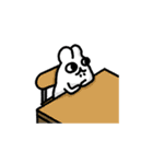 【動く】シュールなうさぎスタンプ 2（個別スタンプ：17）