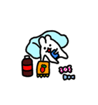 【動く】シュールなうさぎスタンプ 2（個別スタンプ：19）