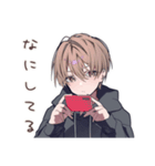 ゆるパーカーくんの爆撃彼氏★（個別スタンプ：17）