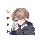 ゆるパーカーくんの爆撃彼氏★（個別スタンプ：25）