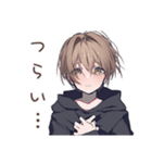 ゆるパーカーくんの爆撃彼氏★（個別スタンプ：31）