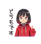 ゆる敬語★ダウナー女子（個別スタンプ：2）