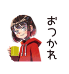 ゆる敬語★ダウナー女子（個別スタンプ：3）