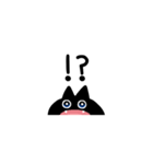 【中国語繁体】けだるい黒猫スタンプ（個別スタンプ：39）