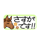 使いやすい！かわいい馬のスタンプ（個別スタンプ：13）