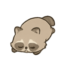 だらけアライグマククの毎日（個別スタンプ：10）