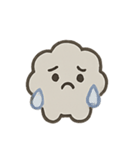 もやもや雲Miuの感情炸裂（個別スタンプ：14）